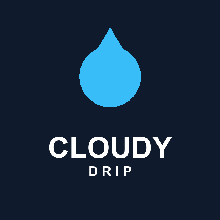Cloudy Drip logo